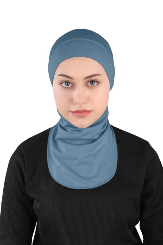Küçük Hijab Boyunlu Hazır Esnek Sporcu Bone - 83