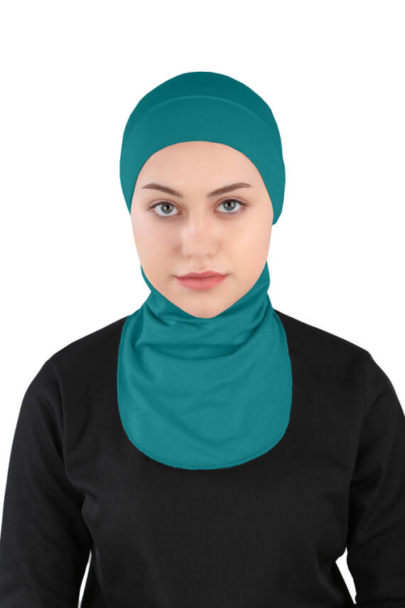 Küçük Hijab Boyunlu Hazır Esnek Sporcu Bone - 86