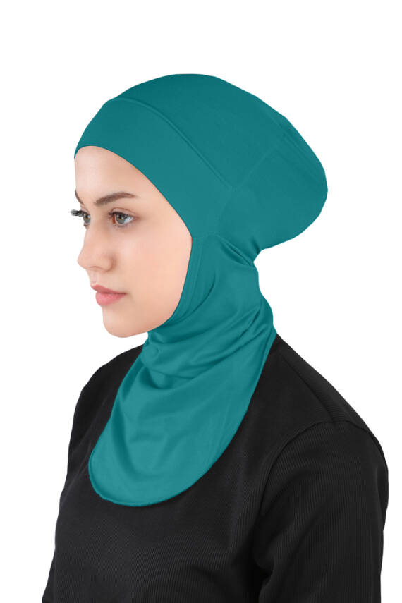 Küçük Hijab Boyunlu Hazır Esnek Sporcu Bone - 87