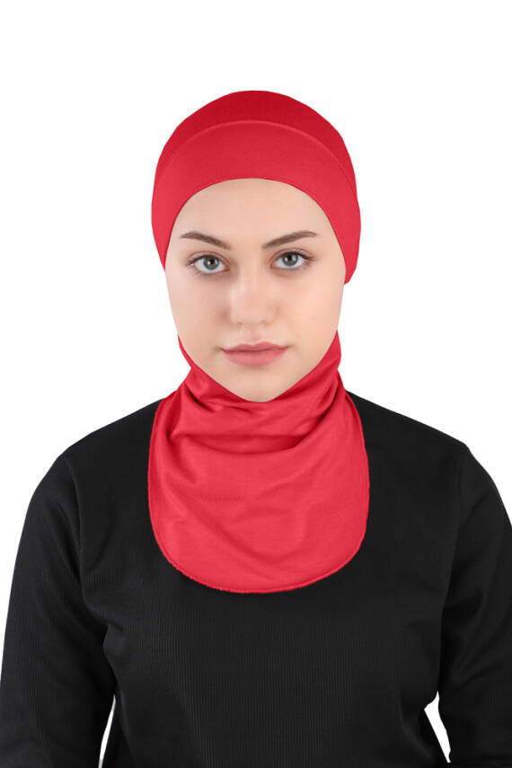 Küçük Hijab Boyunlu Hazır Esnek Sporcu Bone - 89