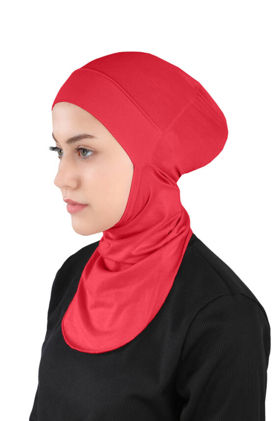 Küçük Hijab Boyunlu Hazır Esnek Sporcu Bone - 90