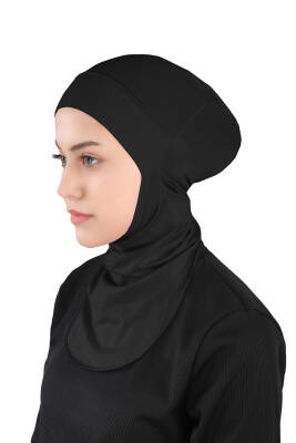 Küçük Hijab Boyunlu Hazır Esnek Sporcu Bone - Ecardin