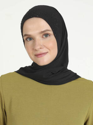 Micro Taşlı Scarfs Hijab - 3