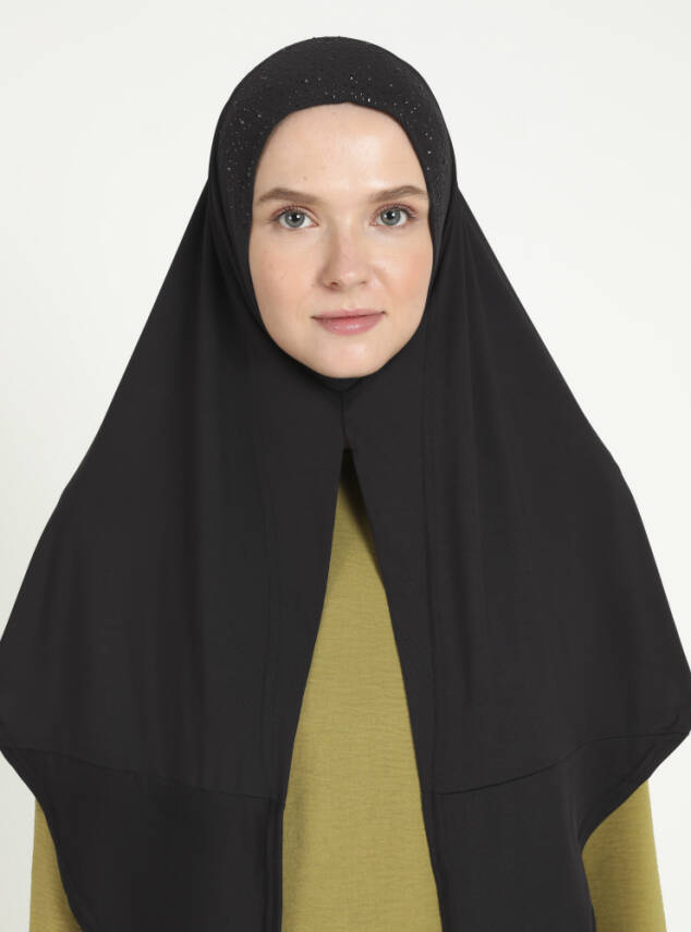Micro Taşlı Scarfs Hijab - 5