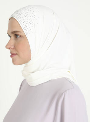 Micro Taşlı Scarfs Hijab - 8