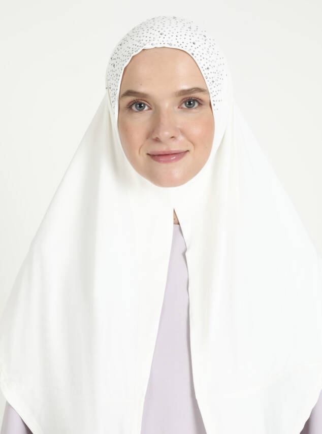 Micro Taşlı Scarfs Hijab - 9