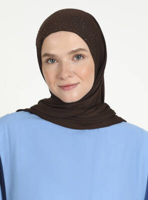 Micro Taşlı Scarfs Hijab - 14