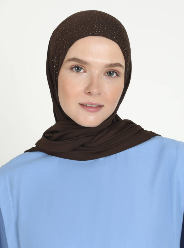 Micro Taşlı Scarfs Hijab - 15