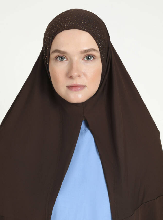 Micro Taşlı Scarfs Hijab - 17