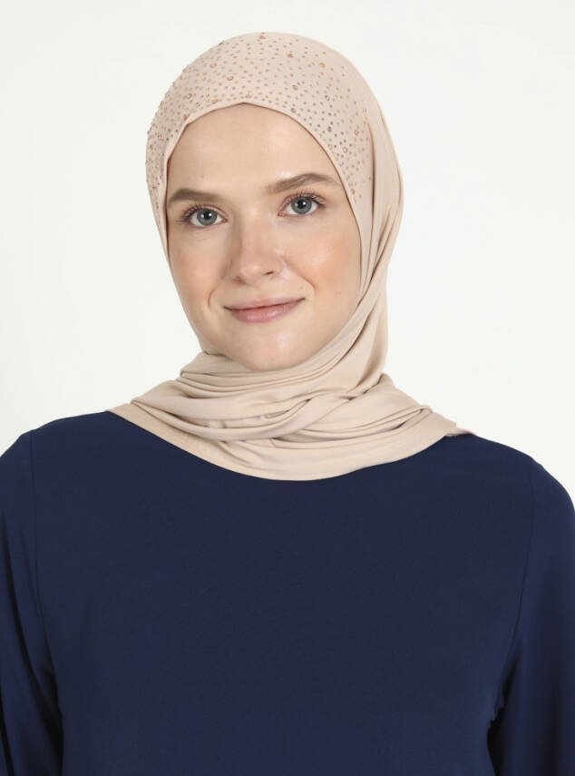 Micro Taşlı Scarfs Hijab - 22