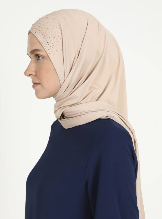 Micro Taşlı Scarfs Hijab - 24