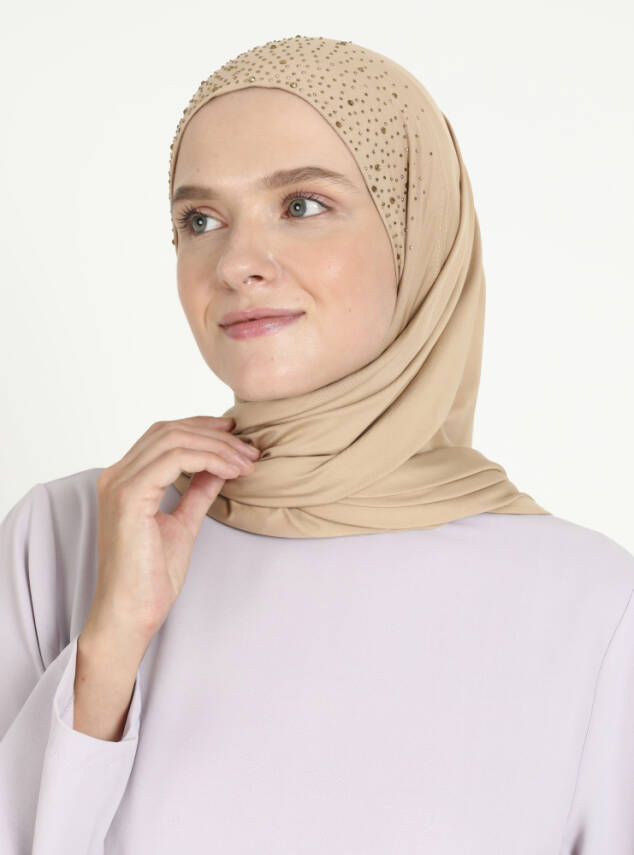 Micro Taşlı Scarfs Hijab - 27