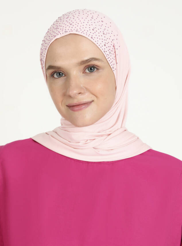 Micro Taşlı Scarfs Hijab - 31