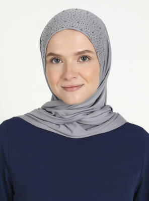 Micro Taşlı Scarfs Hijab - 38