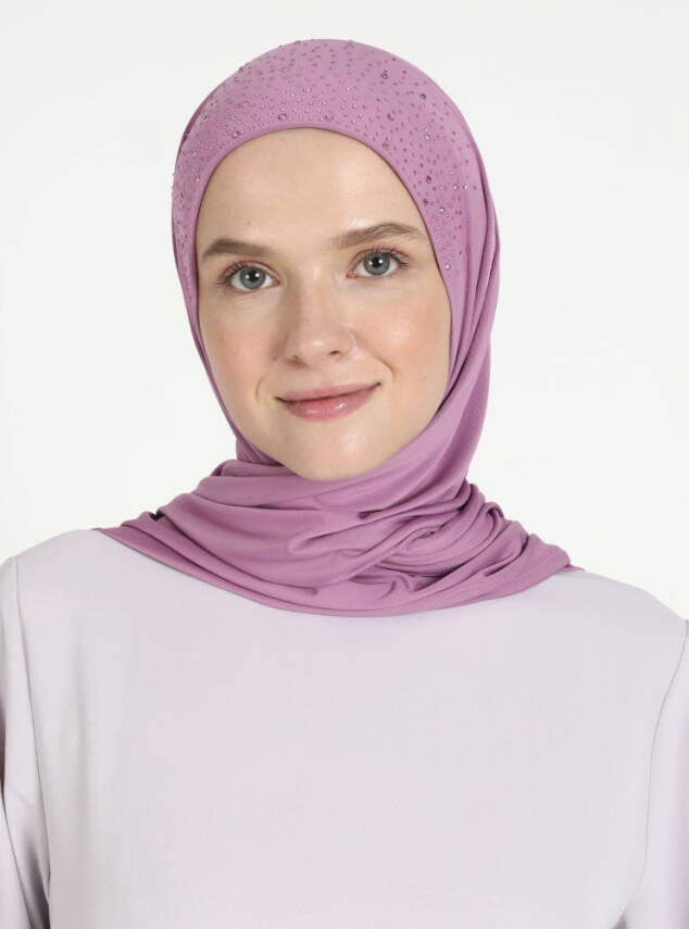 Micro Taşlı Scarfs Hijab - 50