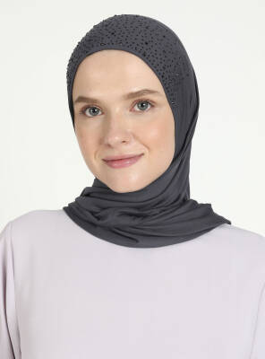 Micro Taşlı Scarfs Hijab - 54