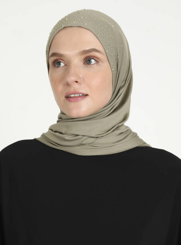 Micro Taşlı Scarfs Hijab - 59