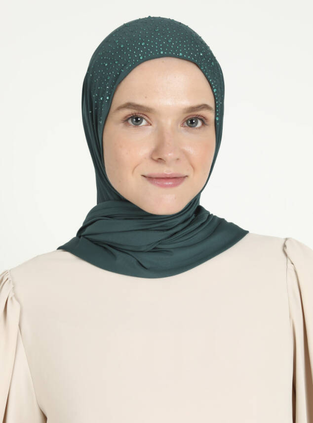 Micro Taşlı Scarfs Hijab - 66