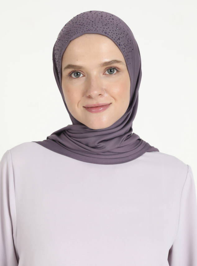 Micro Taşlı Scarfs Hijab - 70