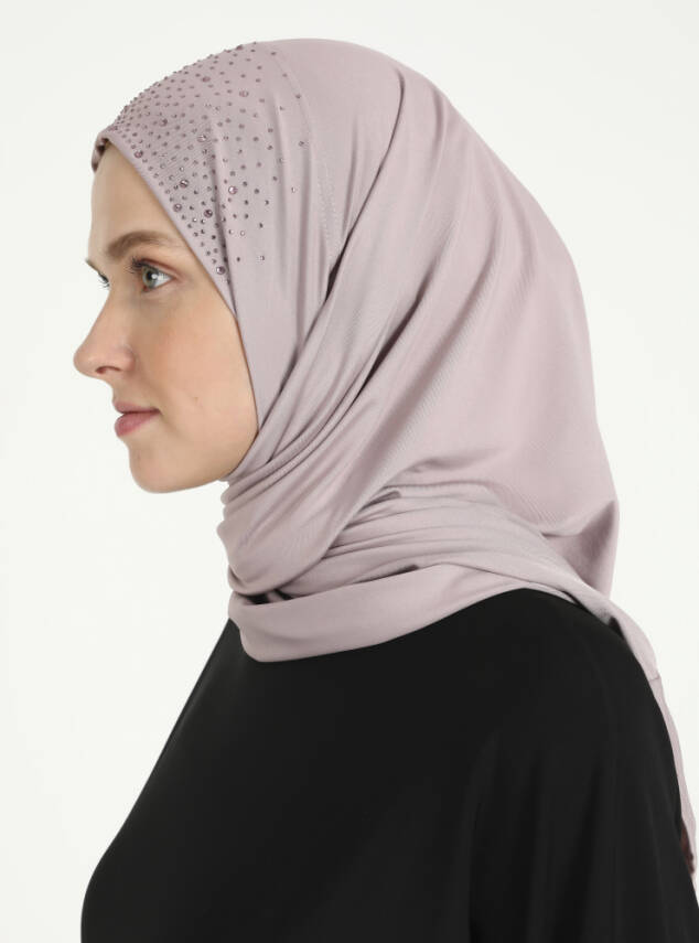Micro Taşlı Scarfs Hijab - 76