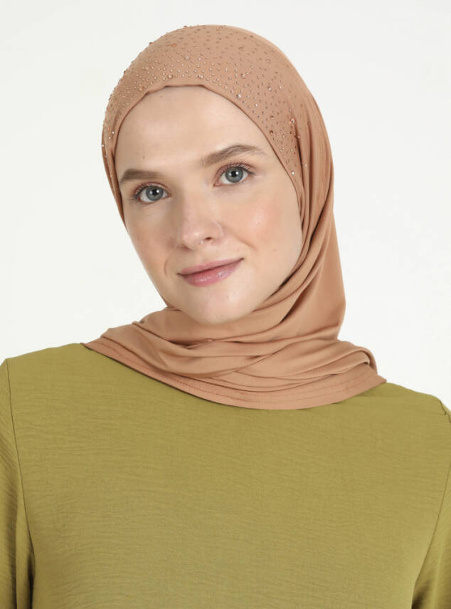 Micro Taşlı Scarfs Hijab - 83