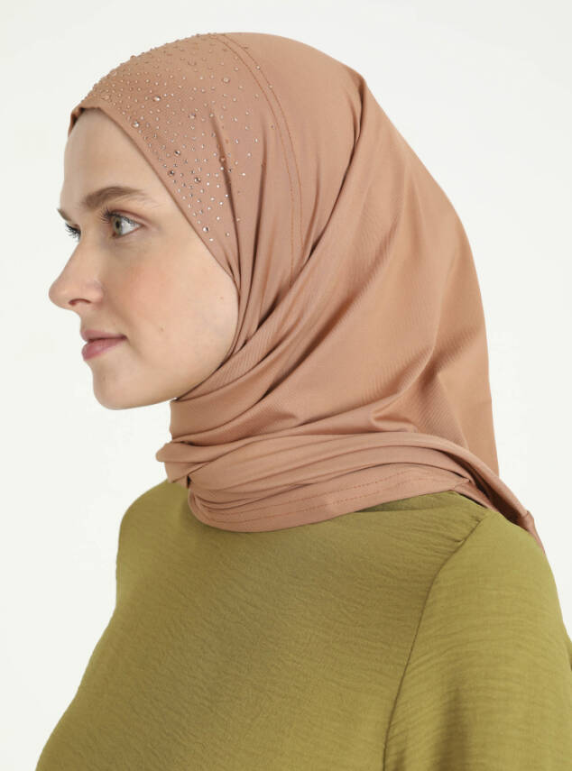 Micro Taşlı Scarfs Hijab - 84