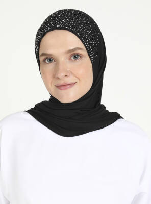 Micro Taşlı Scarfs Hijab - 86