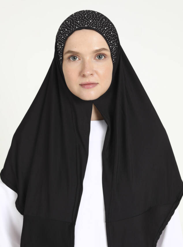 Micro Taşlı Scarfs Hijab - 88