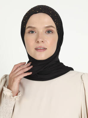 Micro Taşlı Scarfs Hijab - 90