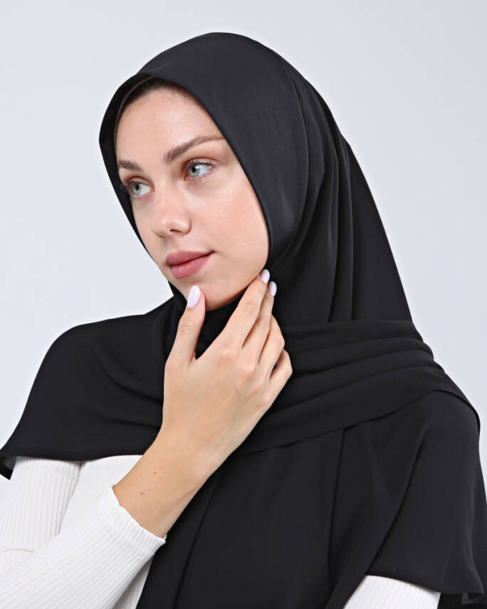 Mikro Krep Konforlu Türban Şal - 6