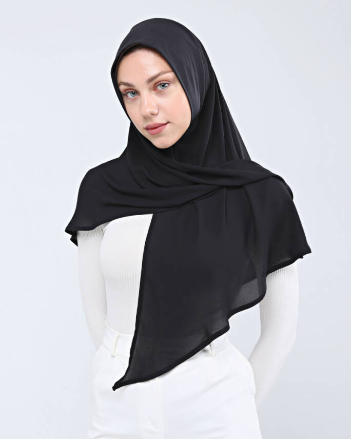 Mikro Krep Konforlu Türban Şal - 9