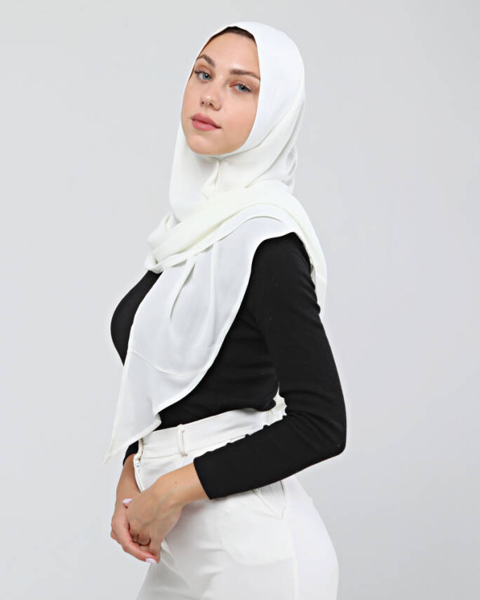 Mikro Krep Konforlu Türban Şal - 21
