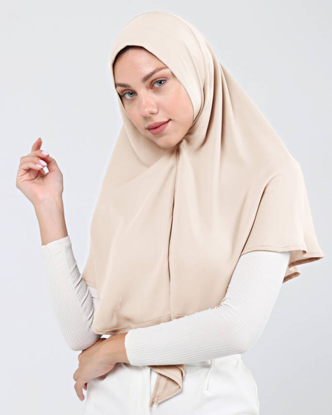 Mikro Krep Konforlu Türban Şal - 51