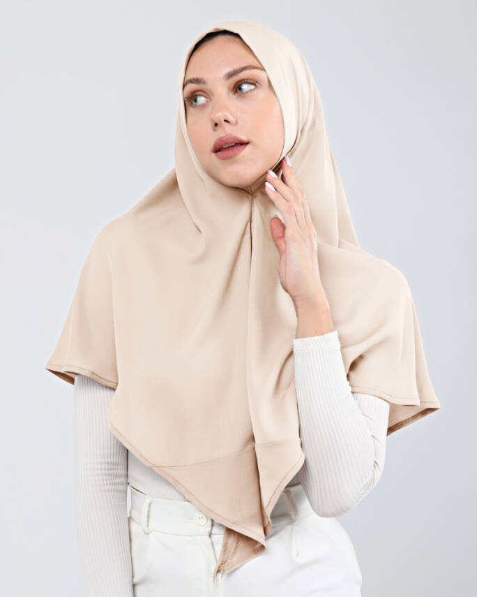 Mikro Krep Konforlu Türban Şal - 53