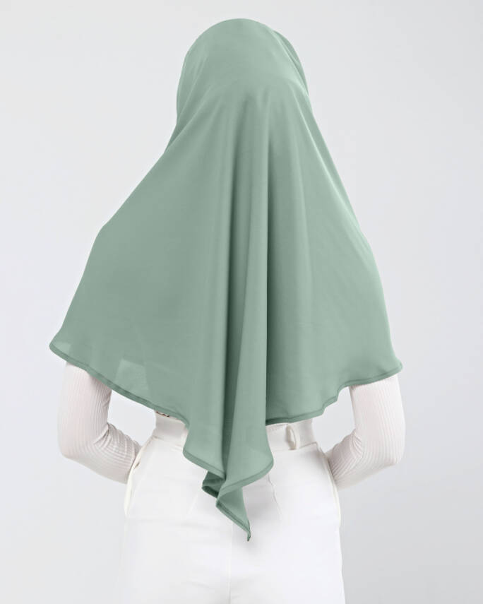 Mikro Krep Konforlu Türban Şal - 90