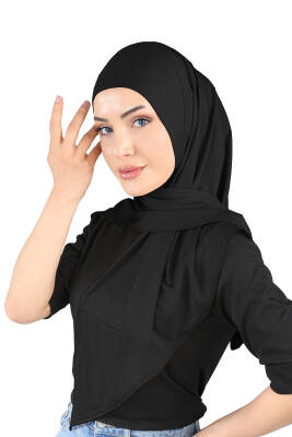 Mikro Kumaş Scarfs Hijab Spor Türban - 3