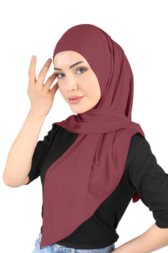 Mikro Kumaş Scarfs Hijab Spor Türban - 15
