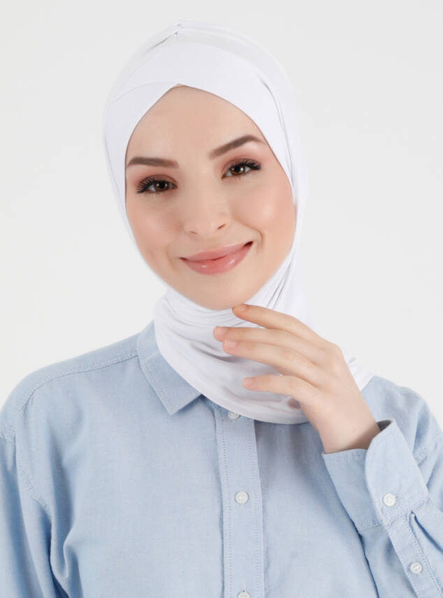 Pileli Isra Serisi Rahat Çapraz Türban - 6