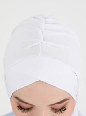 Pileli Isra Serisi Rahat Çapraz Türban - 9