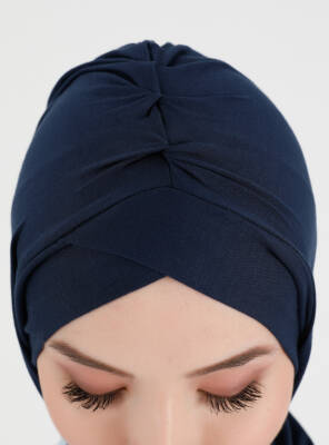 Pileli Isra Serisi Rahat Çapraz Türban - 13