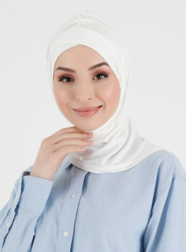 Pileli Isra Serisi Rahat Çapraz Türban - 14