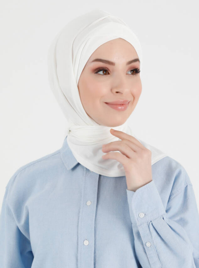 Pileli Isra Serisi Rahat Çapraz Türban - 15