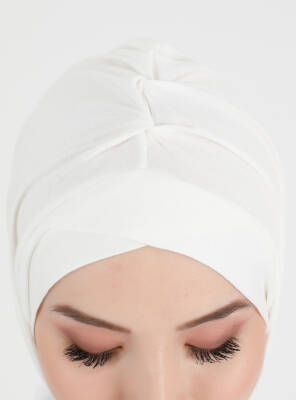 Pileli Isra Serisi Rahat Çapraz Türban - 17