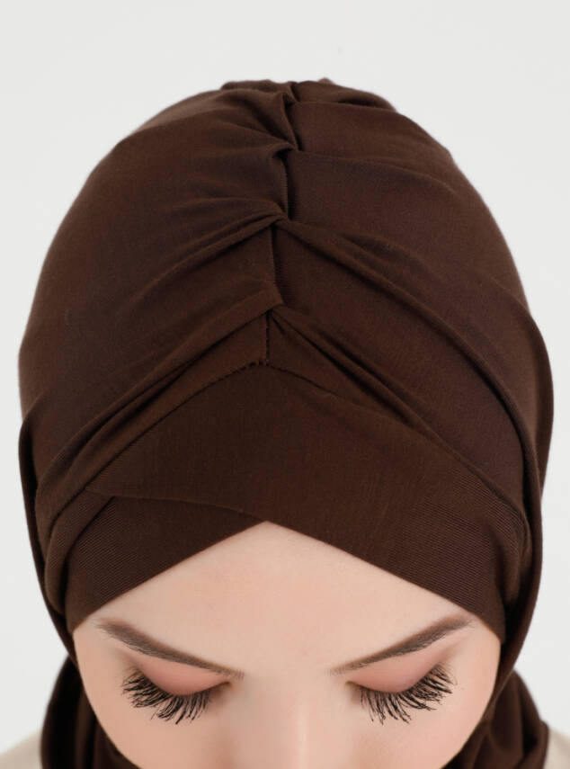 Pileli Isra Serisi Rahat Çapraz Türban - 20