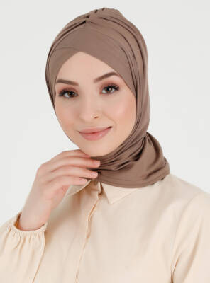 Pileli Isra Serisi Rahat Çapraz Türban - 21