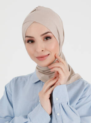 Pileli Isra Serisi Rahat Çapraz Türban - 26