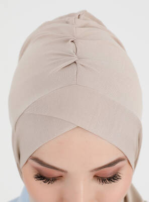 Pileli Isra Serisi Rahat Çapraz Türban - 28