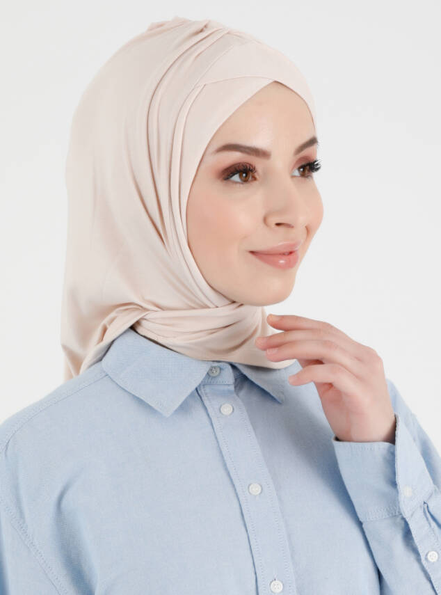 Pileli Isra Serisi Rahat Çapraz Türban - 30