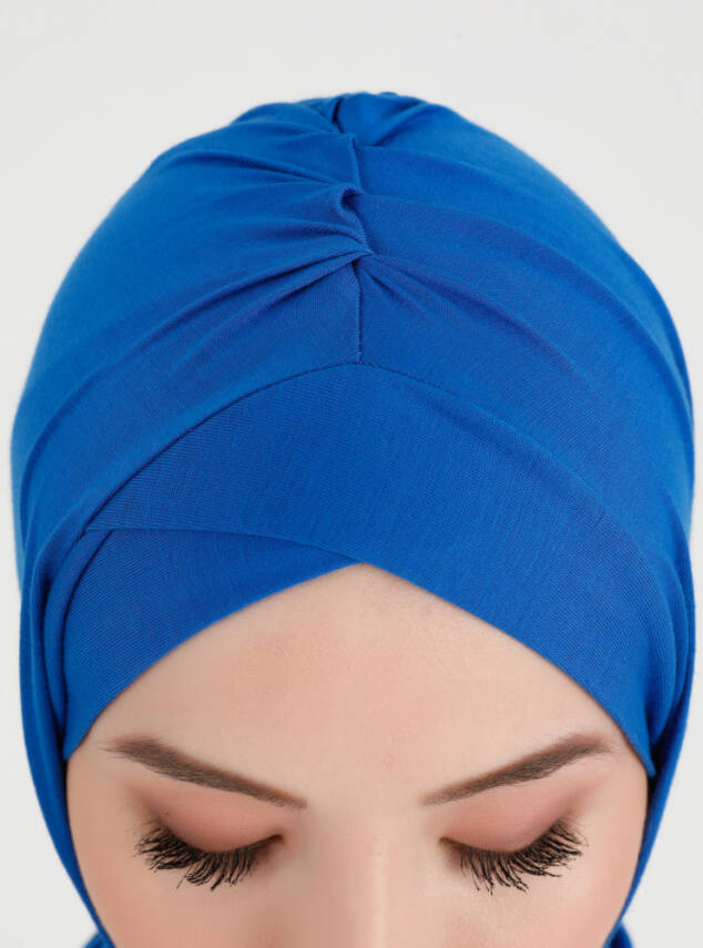 Pileli Isra Serisi Rahat Çapraz Türban - 40