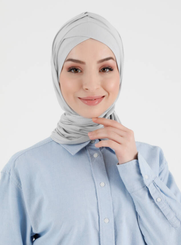 Pileli Isra Serisi Rahat Çapraz Türban - 45